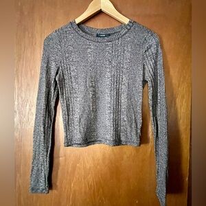 Forever 21 Heathered Long Sleeve Top